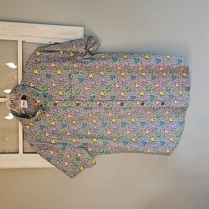Disney Button Up Shirt with Mickey